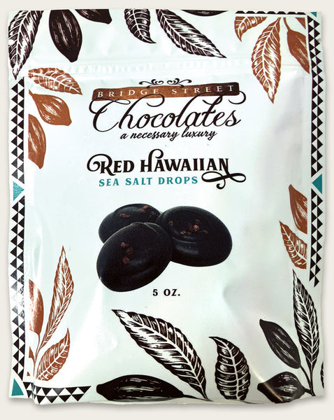 Red Hawaiian Sea Salt Drops - Bridge Street Chocolates