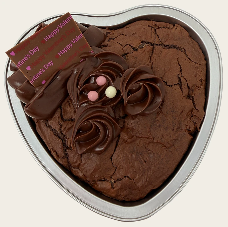 Heart Brownies