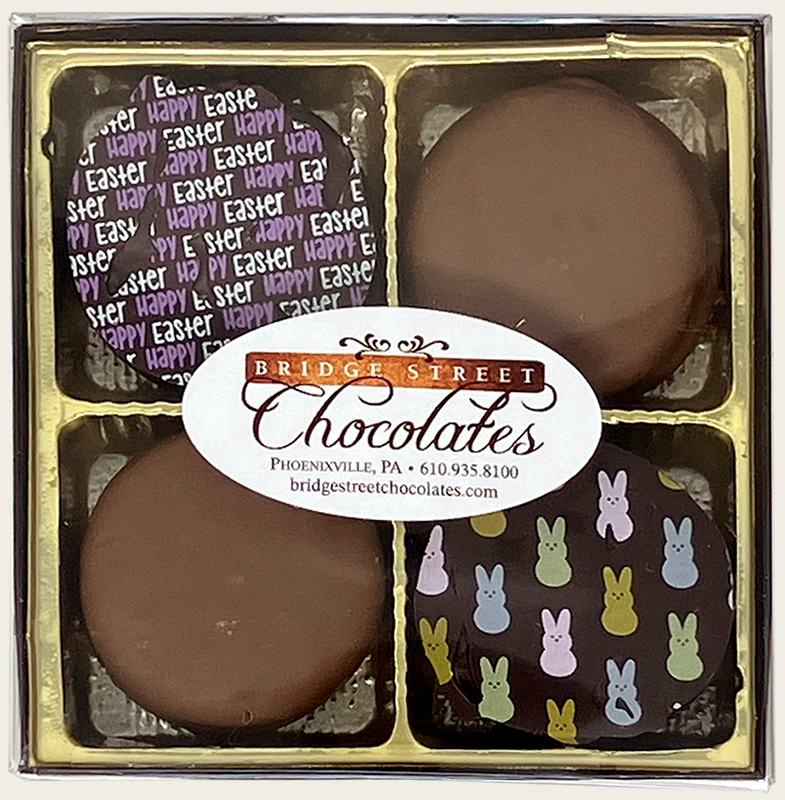 Newmans Own Cookies with Easter Transfers