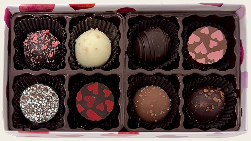 8 Piece Truffle Box